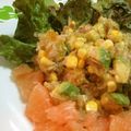 てらよう's cooksnap of when they made *アボカドと海藻麺のプチプチジュレ和え*.