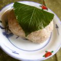 Arsinda's cooksnap of when they made もち米の桜餅.