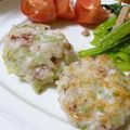 麦汁の嫁's cooksnap of when they made いかねぎバーグ.