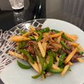 姫たん☆'s cooksnap of when they made 牛肉、じゃが芋、ピーマンのオイスター炒め.