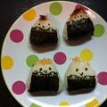 nanaming7's cooksnap of when they made ＊つけまつけガール☆ラップ付きおにぎり＊.