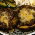 ニナイチゴ's cooksnap of when they made 米なすのピリ辛肉味噌チーズ焼き.