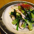 真さん's cooksnap of when they made 定番小鉢☆ササミとわけぎの辛子和え.