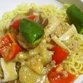 shimaru's cooksnap of when they made タイカレーあん麺.