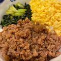 clover55's cooksnap of when they made ✿そぼろ三色丼ぶり✿.