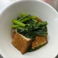 Marmo's cooksnap of when they made 小松菜と厚揚げのさっと簡単煮.