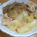 えりこ82☆'s cooksnap of when they made 豚バラとしらたき・白菜のすき煮風.