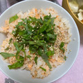 ♪ひつじ's cooksnap of when they made 我が家の定番・鮭と大葉の炊き込みご飯.