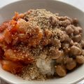 にゃつめ〜's cooksnap of when they made ＊美肌☆納豆キムチ＆すりごまだけ＊.