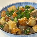 amabalon's cooksnap of when they made ちくわとこんにゃく味噌炒め★おつまみにも.