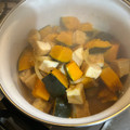 こむきむこ's cooksnap of when they made レンジ時短で簡単！かぼちゃと厚揚げの煮物.