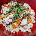 hdkcenrk's cooksnap of when they made 《話題入り》簡単☆宮城の名物はらこめし☆.