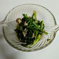 なめこおろし's cooksnap of when they made 簡単☆激旨！やみつきになる春菊のサラダ.