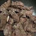 ﾌﾞﾚﾝﾀﾞ's cooksnap of when they made 簡単節約な牛肉ハラミの焼肉丼.
