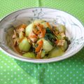 kururin18's cooksnap of when they made ２株ペロリ♪チンゲンサイのコクうま炒め★.