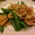 chacocoai's cooksnap of when they made たけのことスナップえんどうの中華炒め.