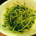 アコンク's cooksnap of when they made 豆苗のガーリックソテー.