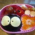 さーママちゃん's cooksnap of when they made 超簡単☆まっくろくろすけ☆キャラ弁.