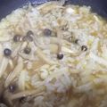 きらり流れ星's cooksnap of when they made 炊飯器できのこ雑炊.