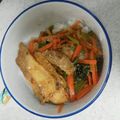 稲地マミコ's cooksnap of when they made 自家製ナムルで♪お手軽ビビンバ風御飯.