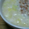 ろちゃぷ's cooksnap of when they made ベーコンとキャベツの納豆＆豆乳スープ.
