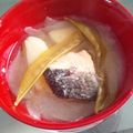 ★なぁー★'s cooksnap of when they made 調味料2つだけ！三平汁（鮭のあら汁）.