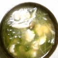 rokuwaka's cooksnap of when they made 鶏むね肉と水菜の中華スープ煮.