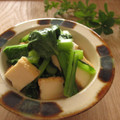 まろんかふぇ's cooksnap of when they made ほっこりする味？小松菜と厚揚げの煮物.