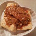 megupuni's cooksnap of when they made ねぎ味噌豆腐ステーキ★.