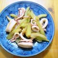 こきまさん's cooksnap of when they made セロリとイカの塩麹炒め.