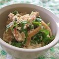 あまいこびと's cooksnap of when they made シャキシャキおいしいレタスの白和え.