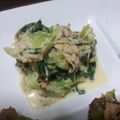 コレステくん's cooksnap of when they made チンゲン菜とツナのマヨネーズ和え.