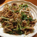 さやぽろろ's cooksnap of when they made 簡単♪豚肉と水菜の中華炒め.