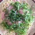 lovemojo's cooksnap of when they made つる～んと冷たい♪長芋と梅のスパゲティー.