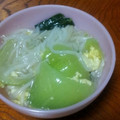 ブウチャン's cooksnap of when they made 青梗菜とふわふわ卵のスープ.