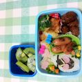 みにべママ's cooksnap of when they made お弁当に！仮面ライダーフォーゼのおにぎり.