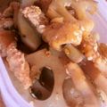 ayafuyu's cooksnap of when they made 油揚げとレンコンのきんぴら✿.