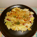 チヒナコ's cooksnap of when they made 簡単☆お好み焼きごはん.