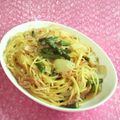 みなみんくっきんぐ's cooksnap of when they made アスパラとベーコンのクリームスパゲティ.