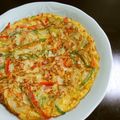 kebeibiko's cooksnap of when they made アミの塩辛（チンチャロ）入りオムレツ.