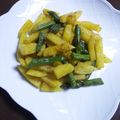 ☆銀月華☆'s cooksnap of when they made 夏バテ予防！いんげんのカレー炒め.