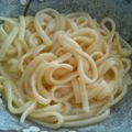 yuriyuriyuri5's cooksnap of when they made 釜たまうどん.