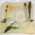 ＰＡＳＳ's cooksnap of when they made じゃこマヨトーストアスパラのっけ☆.