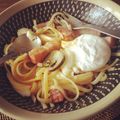 こはこはこは's cooksnap of when they made なすとベーコンのエッグ～♪和風パスタ.