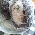 ユーロン's cooksnap of when they made ゴマ油のワカメおにぎり.