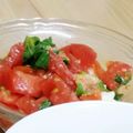 たまCO's cooksnap of when they made Ψトマトと青じその中華風冷奴Ψ.