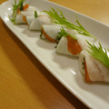 TORACO's cooksnap of when they made 生ハムとスモークサーモンの千枚漬け巻き.