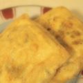 watacoto's cooksnap of when they made 春キャベツと鶏ひき肉の油揚げ包み焼き.