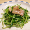 ロクシタンマニア's cooksnap of when they made 豆苗と豚肉の炒め.