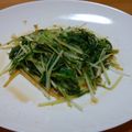 ぱらさば's cooksnap of when they made あと1品！って時に♪水菜のおひたし☆彡.